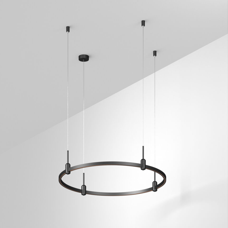 Трек ART-APRIORI-ROUND-HANG-R800 (BK) ( Arlight , IP20 Металл, 3 года)