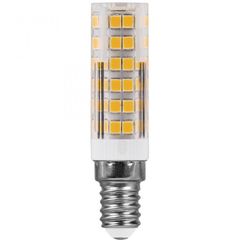 Лампа светодиодная Feron E14 7W 6400K Прямосторонняя Матовая LB-433 25986