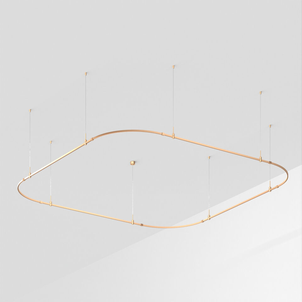 Трек ART-APRIORI-QUADRAT-SOFT-HANG-3500x3500 (GD) ( Arlight , IP20 Металл, 3 года)