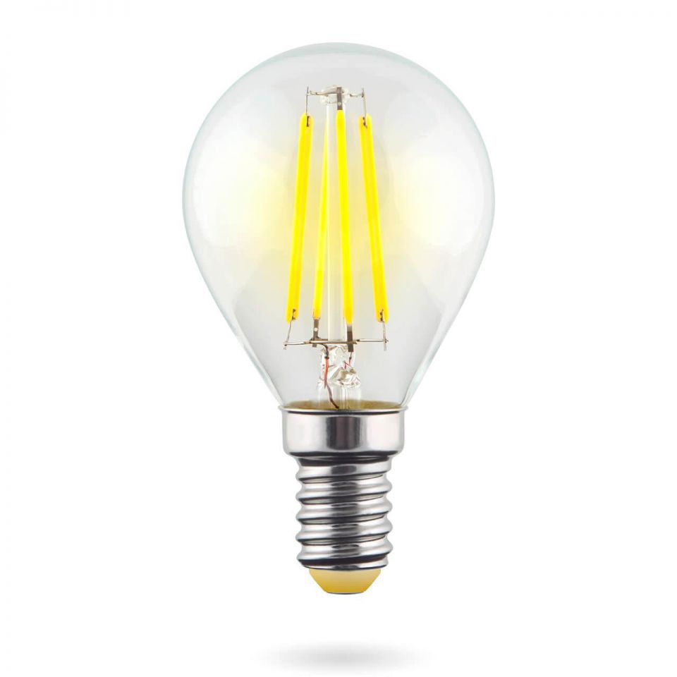  Voltega Лампа светодиодная E14 6W 2800К прозрачная VG10-G1E14warm6W-F 7021