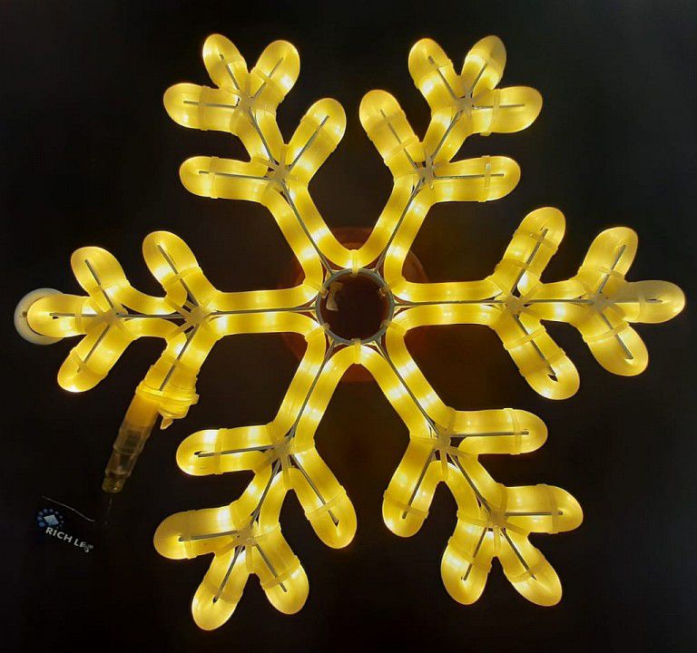  Rich LED Снежинка световая Снежинка [40 см] RL-SFDLM40-WW