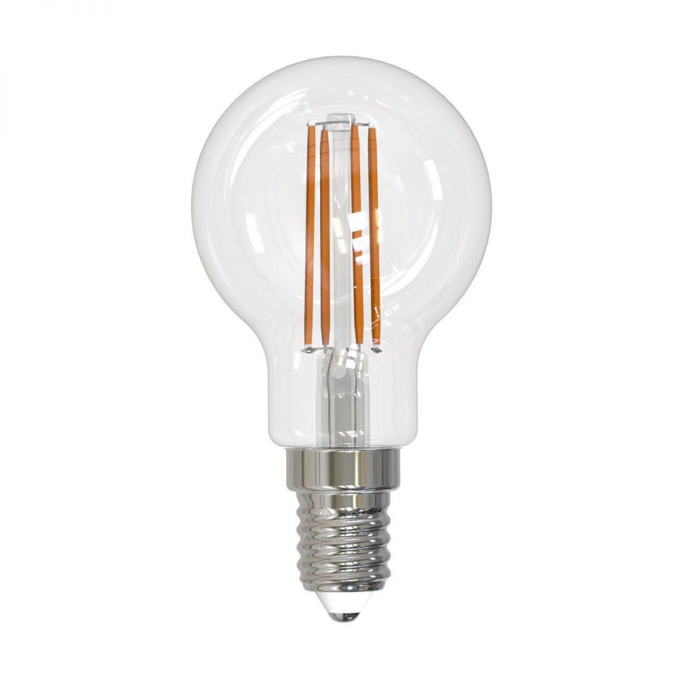  Uniel Лампа светодиодная (UL-00005176) E14 11W 3000K прозрачная LED-G45-11W/3000K/E14/CL PLS02WH