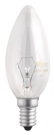 Лампа накаливания Jazzway B35 240V 40W E14 clear