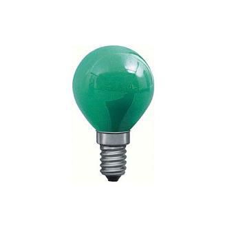  Paulmann Лампа накаливания Е14 25W шар зеленый 40123