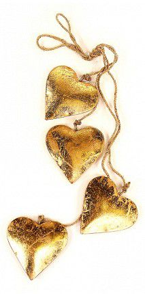  EnjoyMe Елочная гирлянда (65x11 см) Golden Hearts en_ny0027