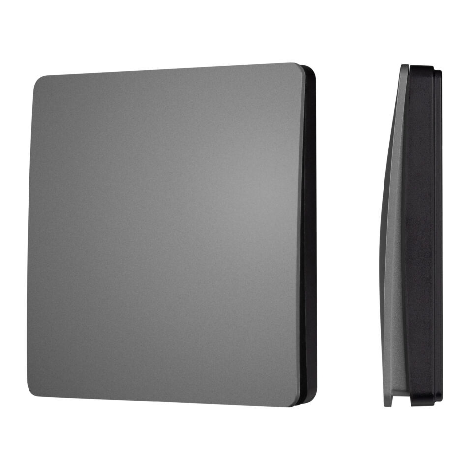 INTELLIGENT ARLIGHT Кнопочная панель KINETIC-801-22-1G-WP-SUF Grey (No battery, IP67, 433Mhz) ( Arlight , IP67 Пластик, 3 года)