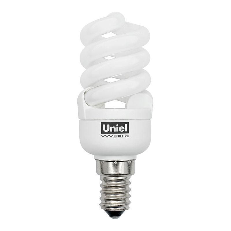  Uniel Лампа энергосберегающая (01157) E14 8W 2700K матовая ESL-S41-08/2700/E14