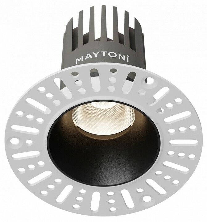 Встраиваемый светильник Maytoni DL124-10W-4K-TRS-B