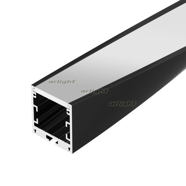  Arlight Профиль SL-ARC-3535-TWIST90R-400 BLACK (ARL, Алюминий)
