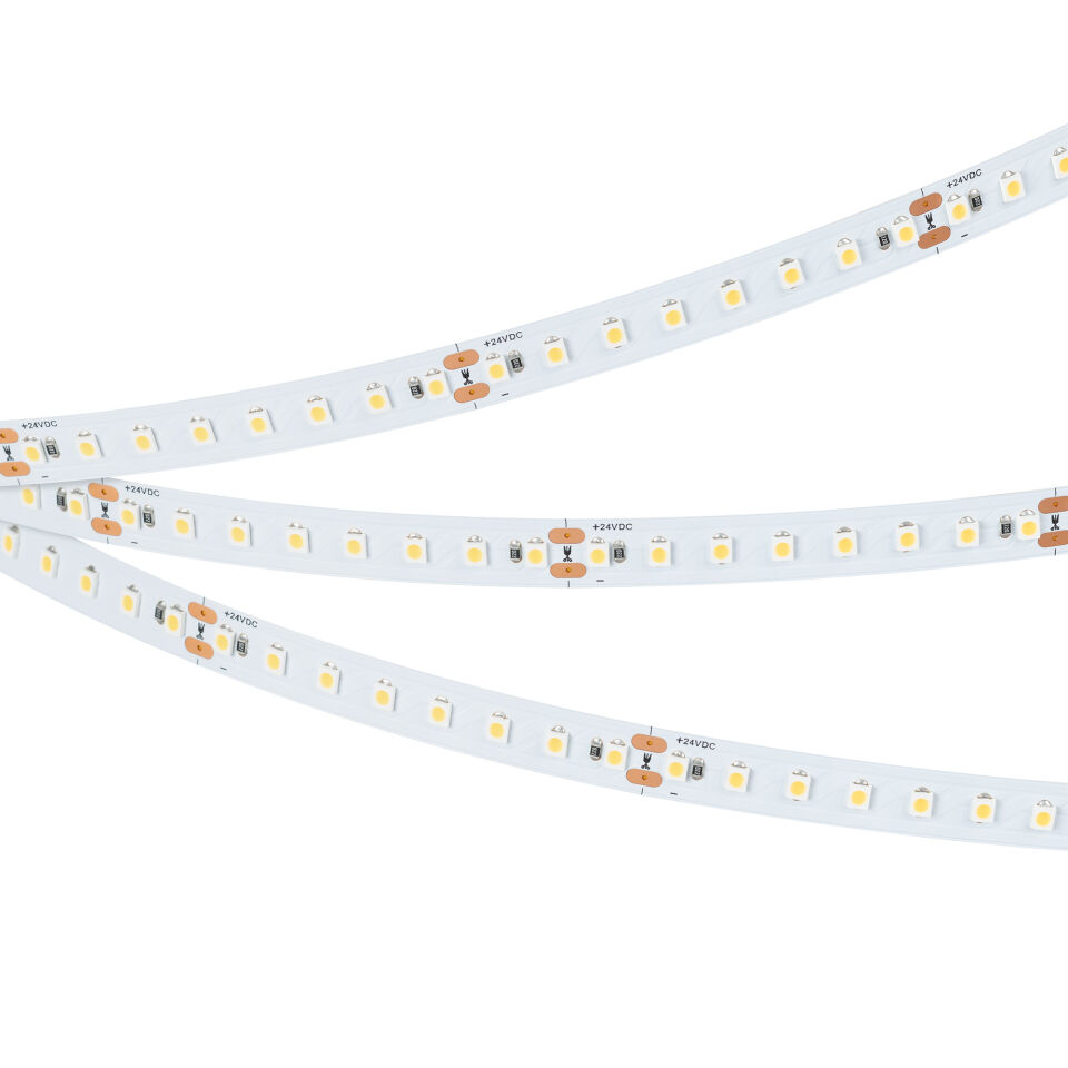 Лента TWIST-A128-10mm 24V Warm2700 (10 W/m, IP20, 5m) ( Arlight , 7 лет)