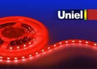  Uniel ULS-5050-60LED/m-10mm-IP20-DC12V-14,4W/m-5M-RED катушка в герметичной упаковке