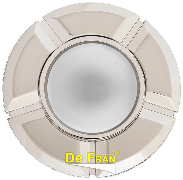 Точечный светильник De Fran 16165 EQ R50 Светильник "Круг 5 долей", "Поворотный в центре" перламутровый никель + хром Е14 1 x 50 вт