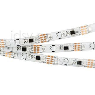  Arlight Лента SPI-5000SE-5060-60 12V Cx3 RGB-Auto (10mm, 13.2W/m, IP65) (ARL, Закрытый, IP65)
