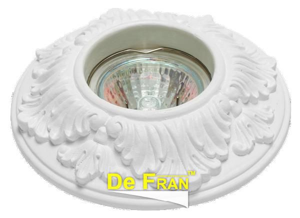 Точечный светильник De Fran FT 416 неповоротный гипс белый MR16 1 x 50 вт