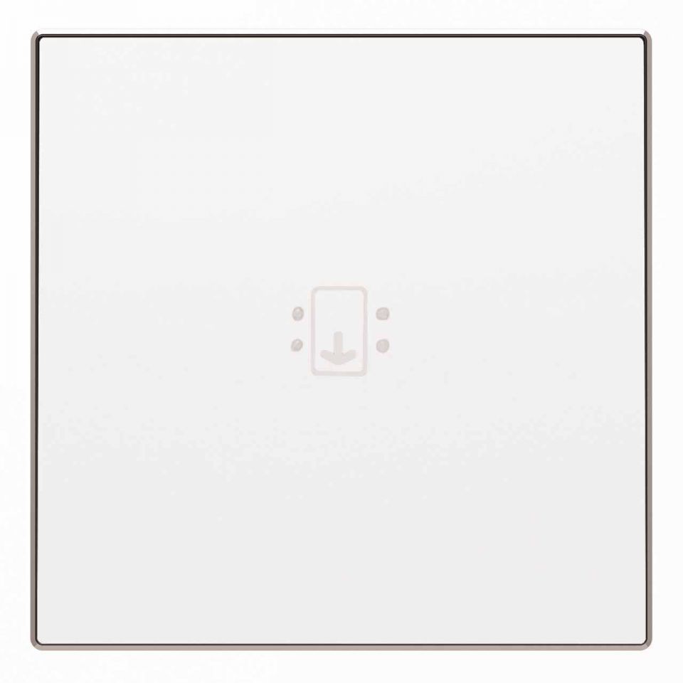 Лицевая панель ABB Sky выключателя карточного с подсветкой альпийский белый 2CLA851400A1101