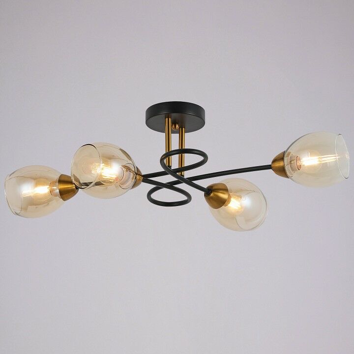 Люстра на штанге Illumico Celeste IL8263-4COU-79 BK GD Celeste