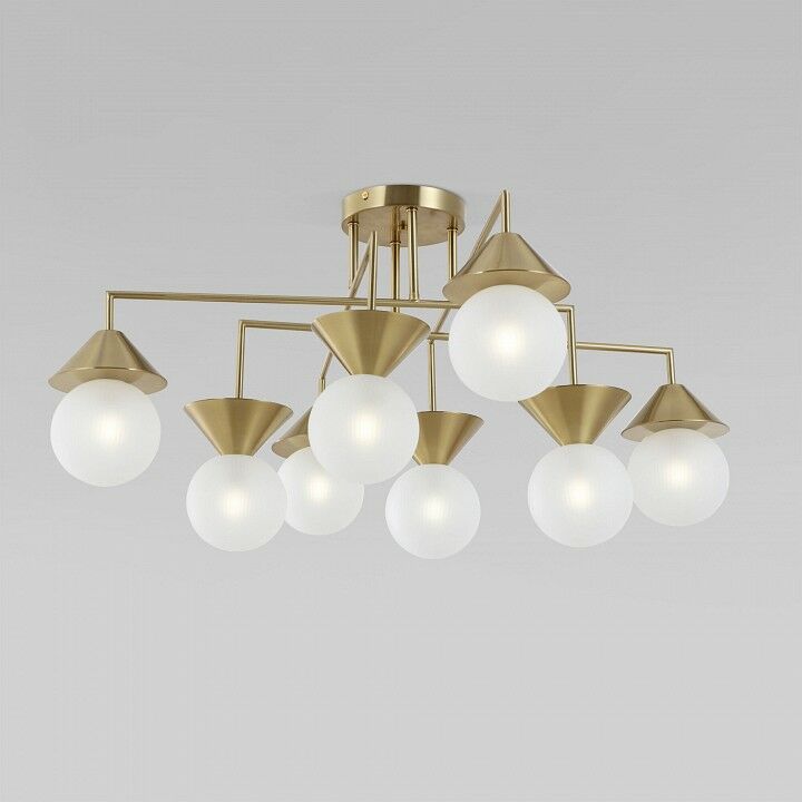 Люстра на штанге Eurosvet 302002/8 латунь Smart