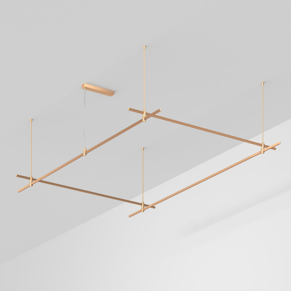 Трек ART-APRIORI-RECTANGLE-ROD-800-3000x2000 (GD) ( Arlight , IP20 Металл, 3 года)