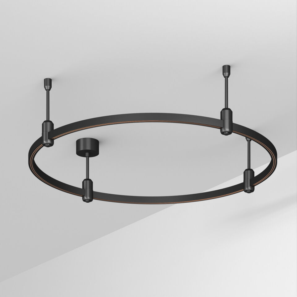 Трек ART-APRIORI-ROUND-ROD-200-R800 (BK) ( Arlight , IP20 Металл, 3 года)