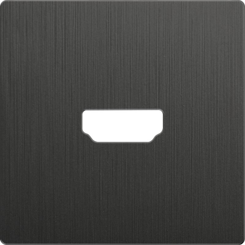  Werkel Накладка для розетки HDMI (графит рифленый) WL04-HDMI-CP
