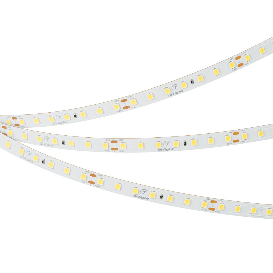 Лента UL-A112-8mm 24V Warm3000 (7 W/m, IP20, 5m) ( Arlight , 7 лет)