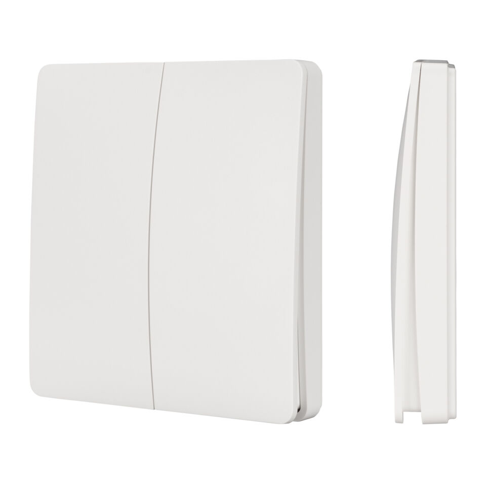 INTELLIGENT ARLIGHT Кнопочная панель KINETIC-801-22-2G-WP-SUF White (No battery, IP67, 433Mhz) ( Arlight , IP67 Пластик, 3 года)