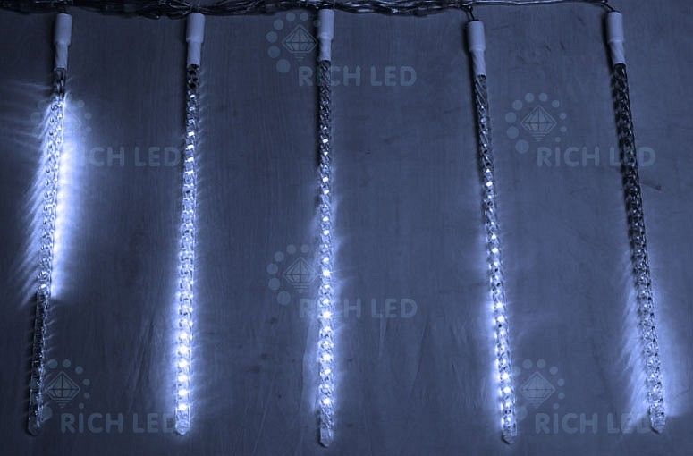  Rich LED Занавес световой Тающие сосульки RL-MT10*0.5C-12V-W/W