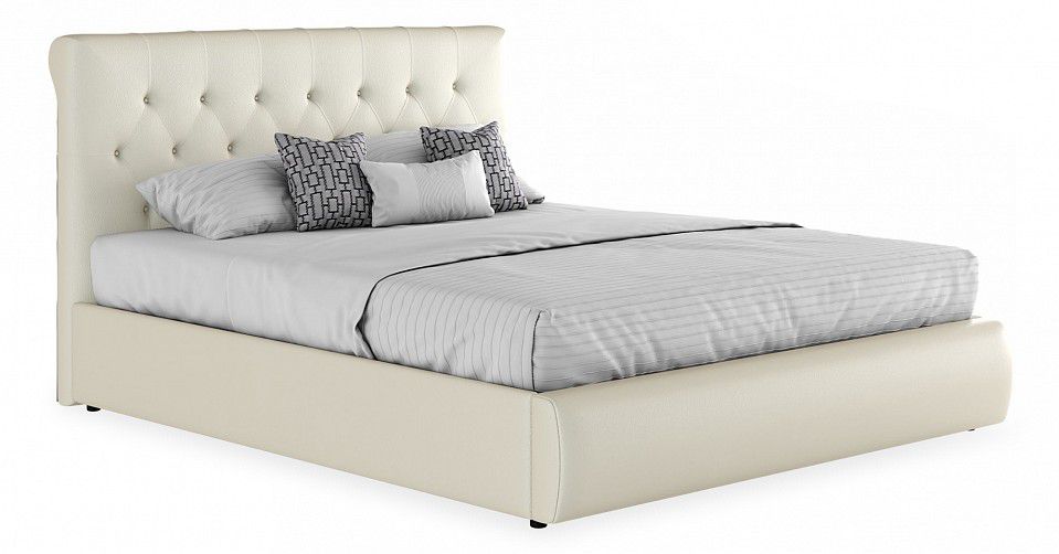  Наша мебель Кровать двуспальная Амели с матрасом Promo B cocos 2000x1600