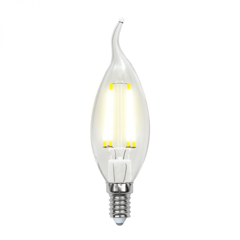 Лампа светодиодная Uniel LED-CW35-6W/NW/E14/CL PLS02WH картон