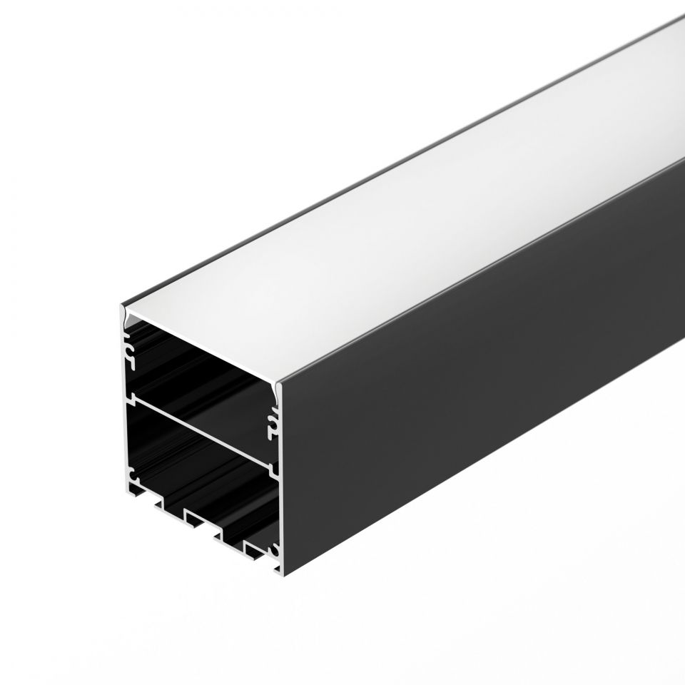 Профиль LINE-S-5050-2000 BLACK ( Arlight , Алюминий)