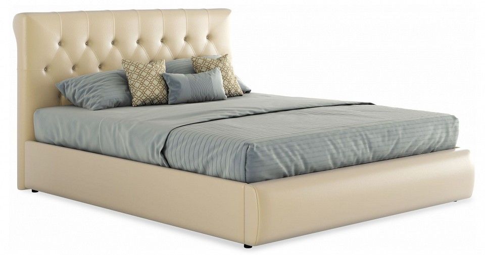  Наша мебель Кровать двуспальная Амели с матрасом Promo B Cocos 2000x1600