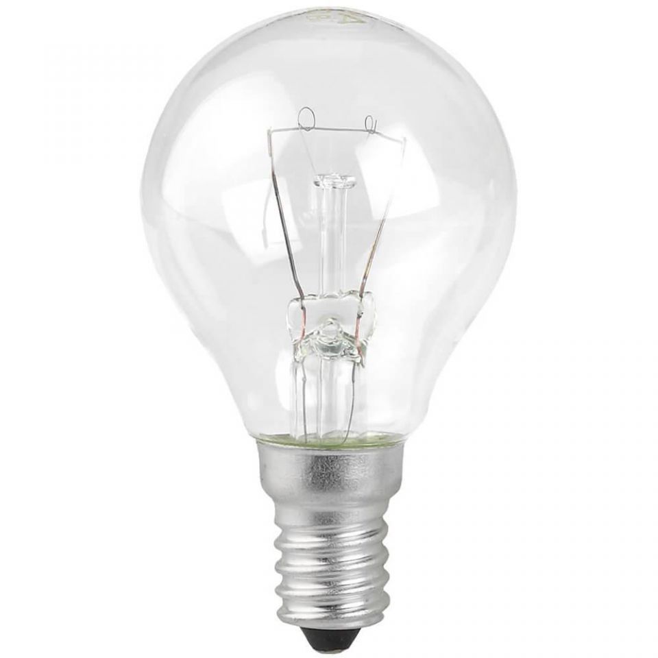 Лампа накаливания Эра E14 60W 2700K прозрачная P45-60W-E14/ДШ 230-60 Е 14 (гофра)