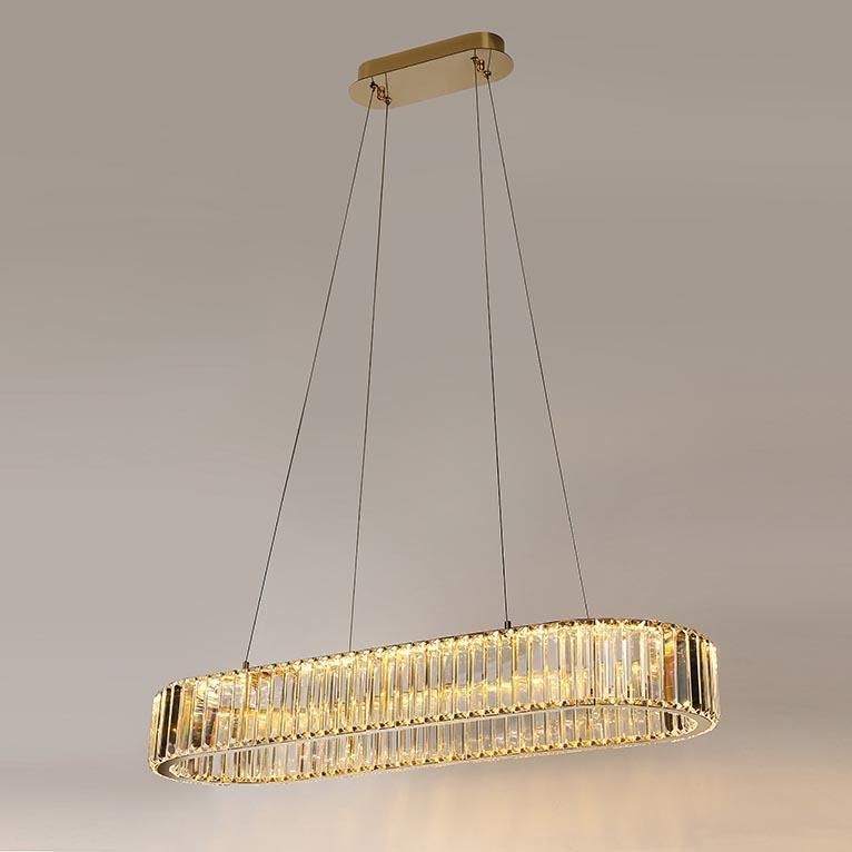 Подвесной светодиодный светильник Newport 8445/90 oval gold М0065052