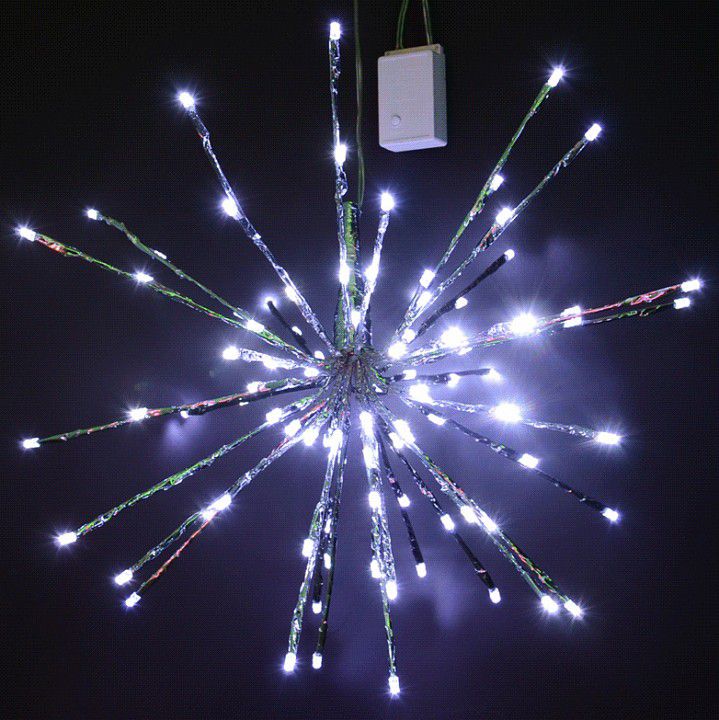  Rich LED Звезда световая (0.45 м) Ёжики RL-TB45-WWW