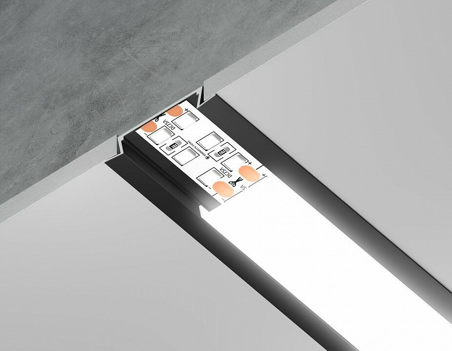 Профиль встраиваемый Ambrella Light GP GP1100BK