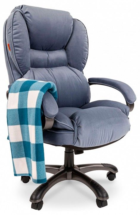 Кресло для руководителя Chairman с пледом Home 434