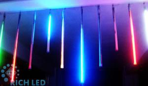 Гирлянда Rich LED Сосульки 10*0,5 RGB