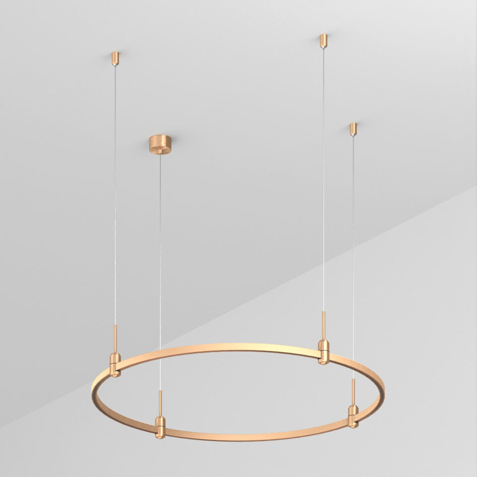 Трек ART-APRIORI-ROUND-HANG-R1000 (GD) ( Arlight , IP20 Металл, 3 года)