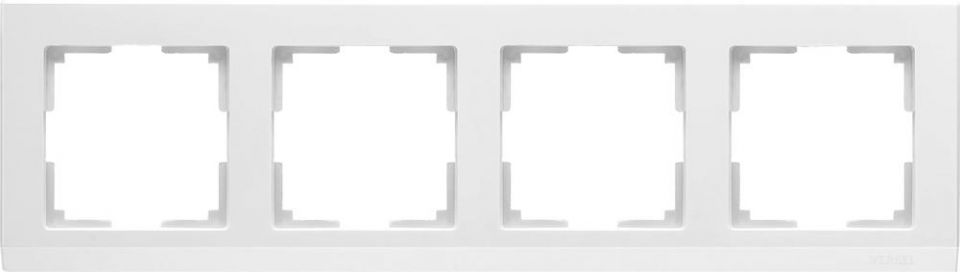  Werkel Рамка Stark на 4 поста (белый) WL04-Frame-04-white