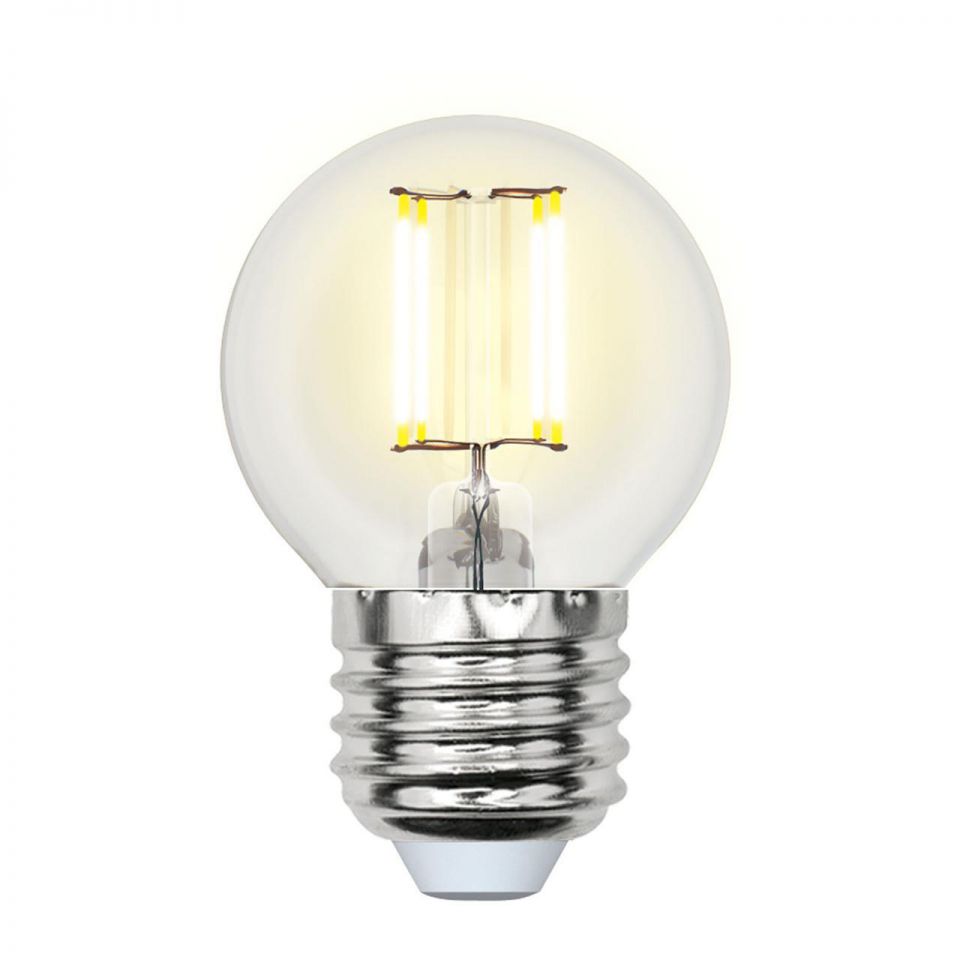 Лампа светодиодная Uniel LED-G45-6W/NW/E27/CL GLA01TR картон