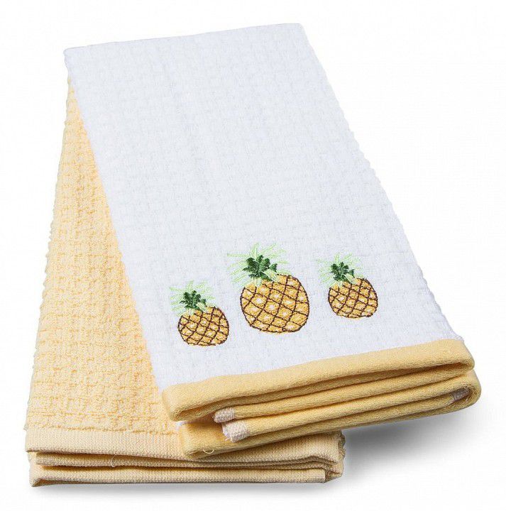  TAC Набор из 2 полотенец для кухни Pineapple