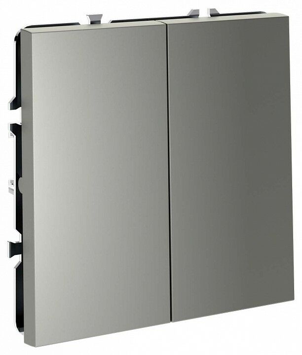 Переключатель перекрестный двухклавишный без рамки Voltum S70 VLS020505