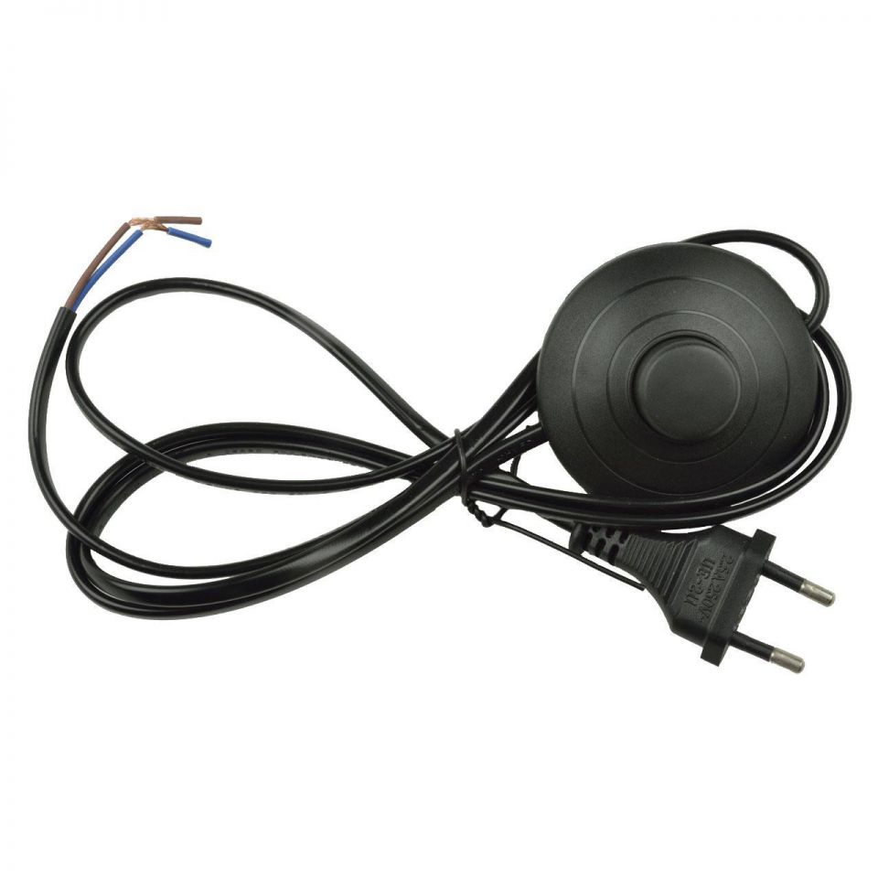 Шнур сетевой с вилкой и выключателем (UL-00004435) Uniel UCX-C20/02A-170 Black