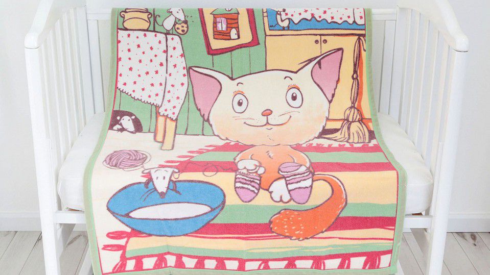  Baby nice Одеяло детское Кот на кухне