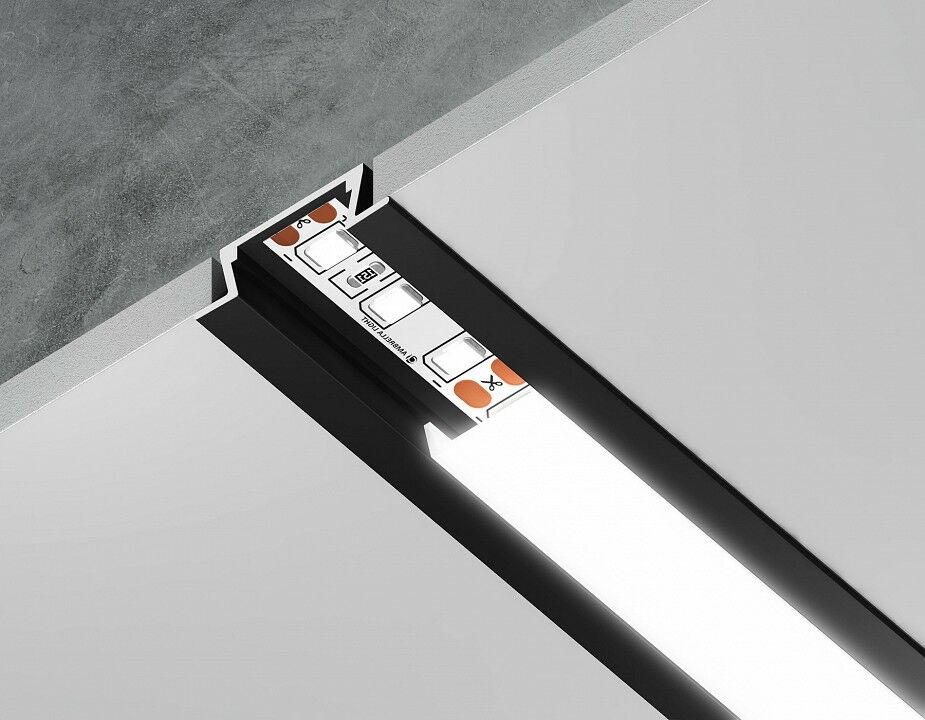 Профиль встраиваемый Ambrella Light GP GP1001BK