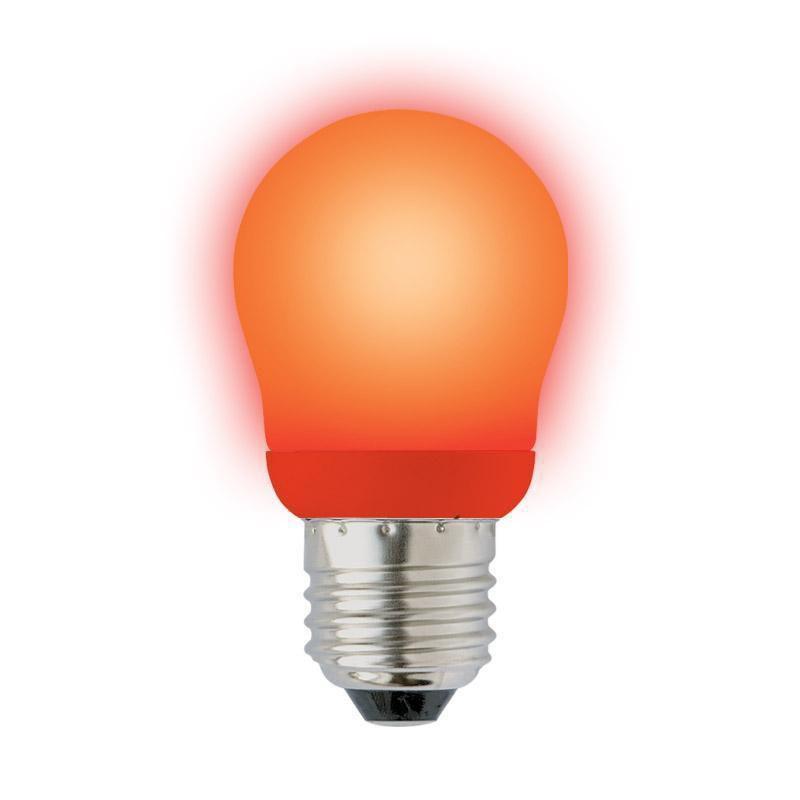 Лампа энергосберегающая Uniel ESL-G45-9/RED/E27 картон
