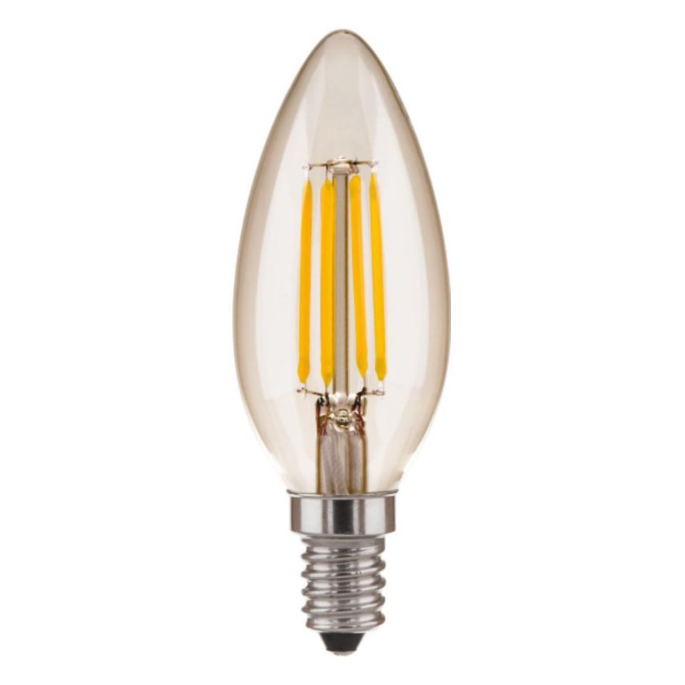  Elektrostandard Лампа светодиодная филаментная Е14 5W 3300K прозрачная 4690389085888