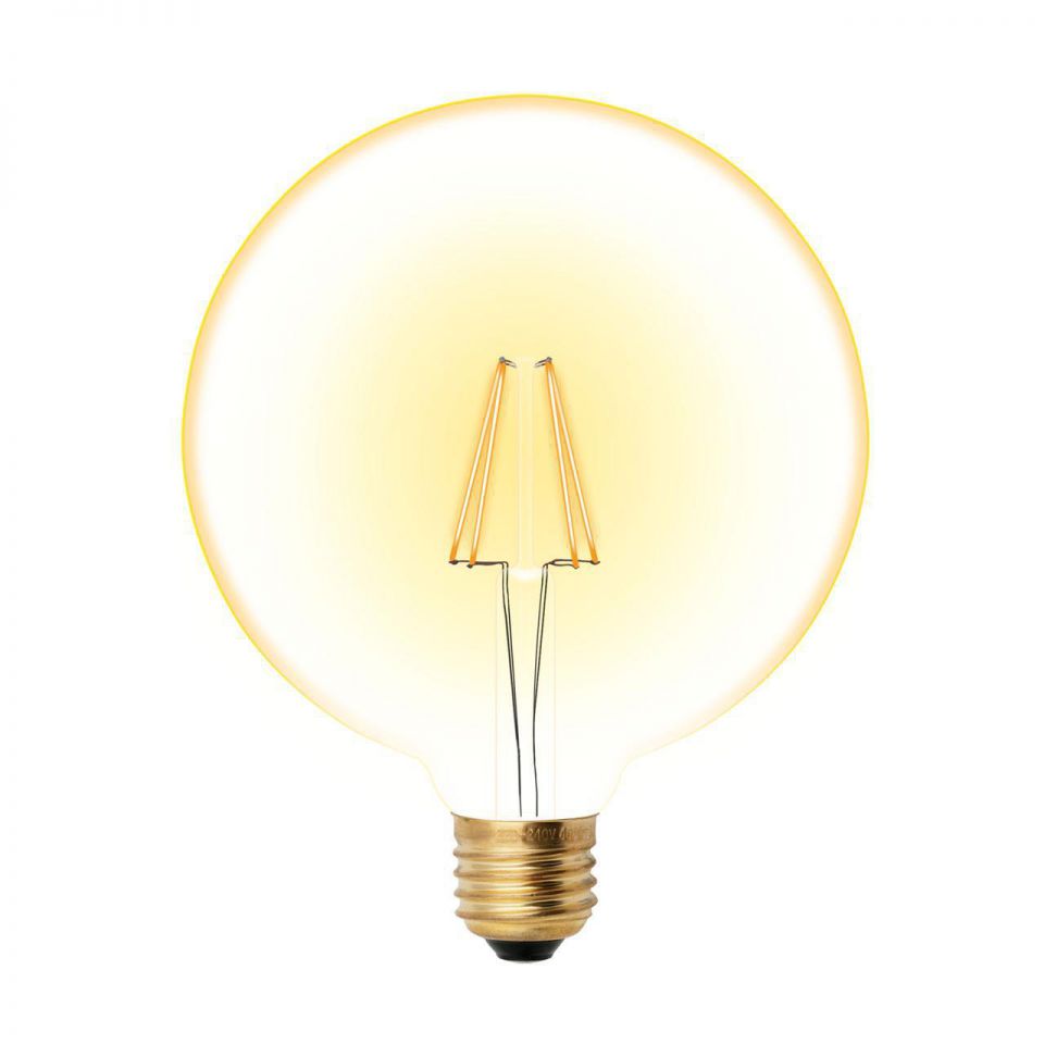 Лампа светодиодная Uniel LED-G125-8W/GOLDEN/E27 GLV21GO