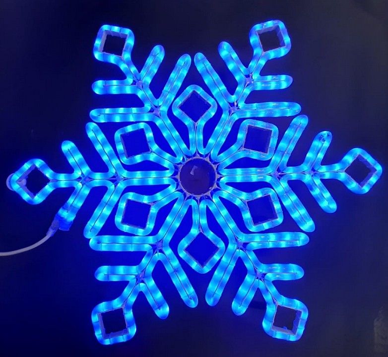  Rich LED Снежинка световая Снежинка [70 см] RL-SFDLM70-B