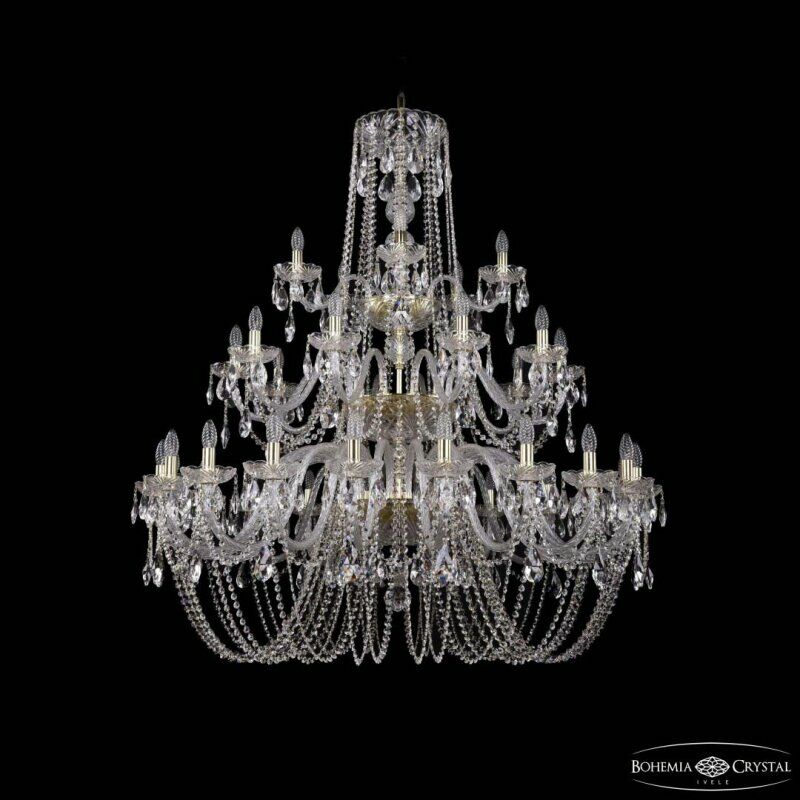 Подвесная люстра Bohemia Ivele Crystal 1402 1402/20+10+5/460/3d G